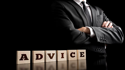 Advisory Opinions image of the words Advice
